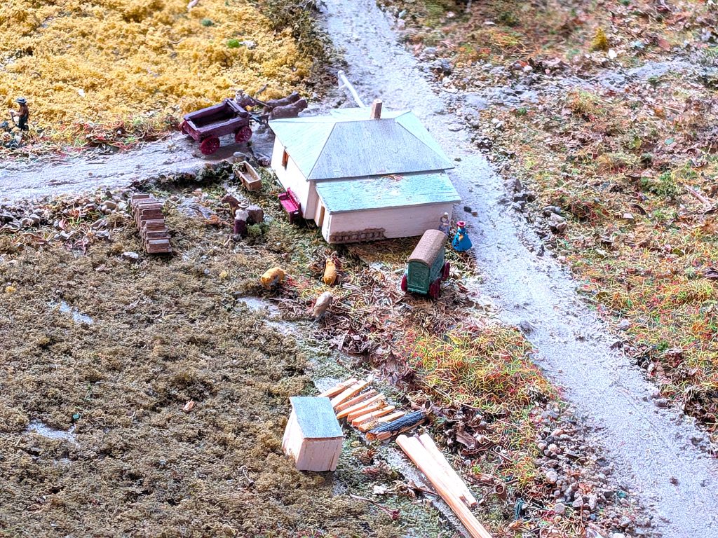 model of cottage at bathurst  and davenport